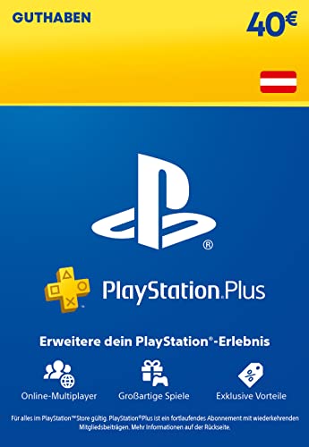 PlayStation Guthaben für PlayStation Plus Extra | 3 Monate | 40 EUR | PS4/PS5 Download Code - PSN österreichisches Konto von Playstation