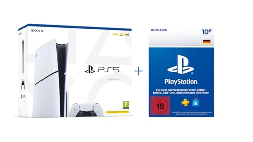 Playstation®5 Standard Konsole (Slim) + 10 Store Guthaben von Playstation