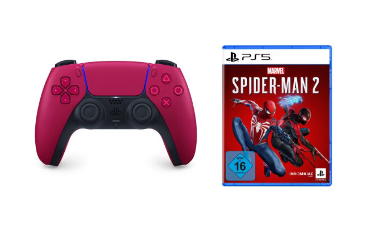 Playstation 5 DualSense Wireless-Controller (Spiele-Set, inkl. Spider-Man 2) von Playstation