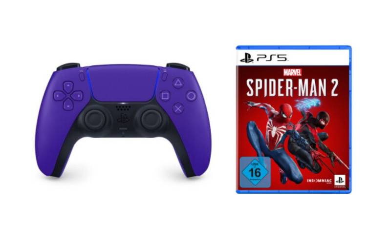 Playstation 5 DualSense Wireless-Controller (Spiele-Set, inkl. Spider-Man 2) von Playstation