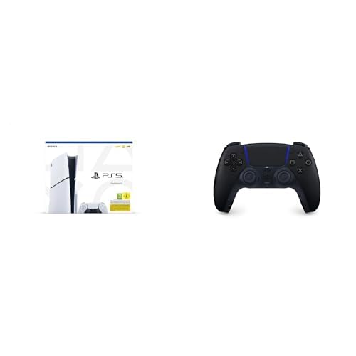 Playstation 5 Slim + 2nd DualSense Controller Midnight Black von Playstation