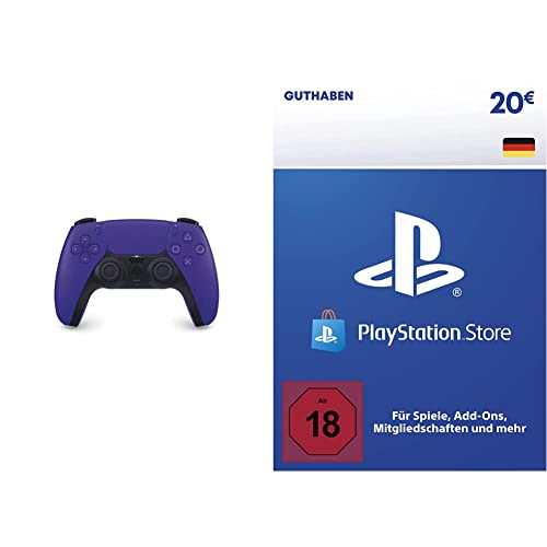 Playstation DualSense Wireless-Controller - Galactic Purple 5 + PSN Guthaben | 20 EUR | deutsches Konto | PS5/PS4 Download Code von Playstation