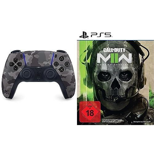 Playstation DualSense Wireless-Controller - Grey Camouflage + Call of Duty: Modern Warfare II 5 von Playstation