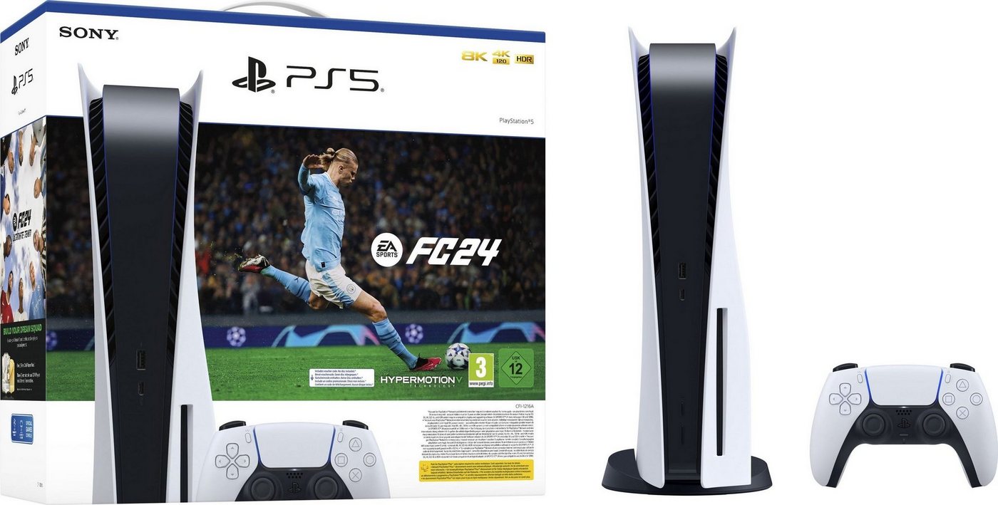 Playstation PlayStation 5, Disk Edition + EA Sports FC 24 von Playstation