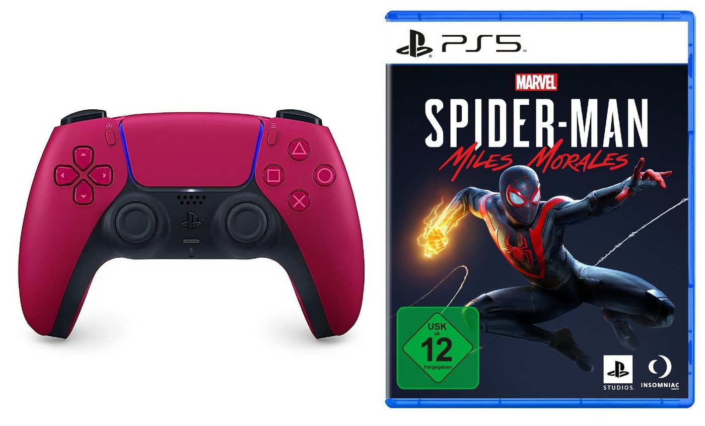 Playstation Playstation 5 Controller + Spider-Man: Miles Morales PS5 Spiel - PlayStation 5-Controller (DualSense Wireless-Controller) von Playstation