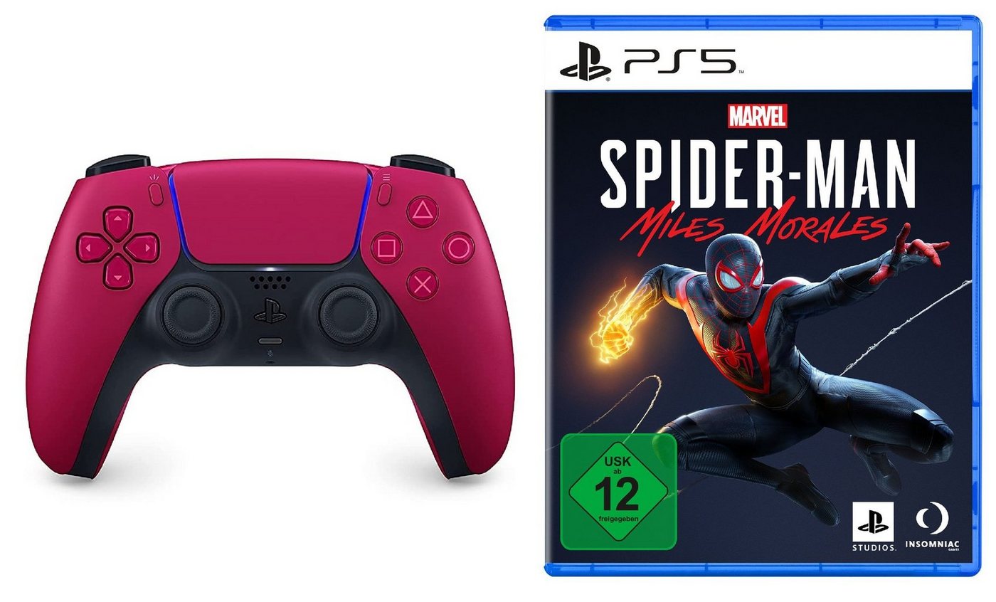 Playstation Playstation 5 Controller + Spider-Man: Miles Morales PS5 Spiel - PlayStation 5-Controller (DualSense Wireless-Controller) von Playstation
