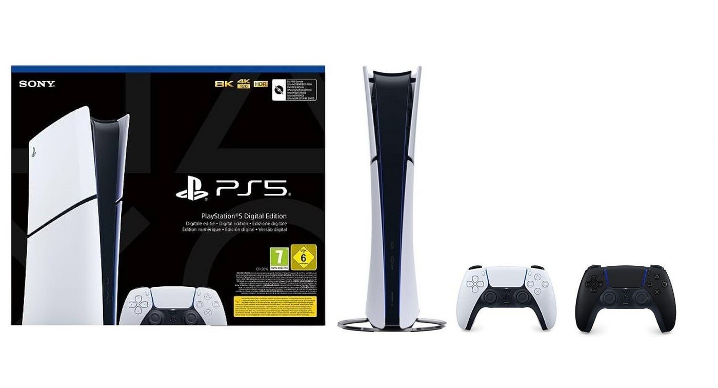 Playstation Playstation 5 Digital (Slim) (inkl. zweiten Controller - Farbe wählbar) von Playstation