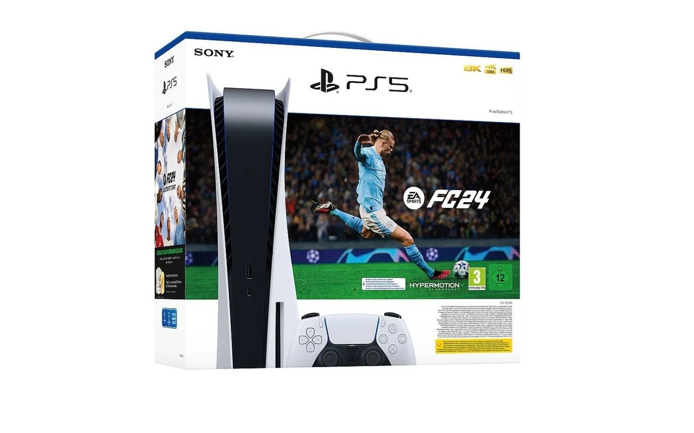 Playstation Playstation 5 Konsole Disc Laufwerk + FC 24 (FIFA 24) Gutschein (Bundle, inkl. FIFA 24 Gutschein Code) von Playstation