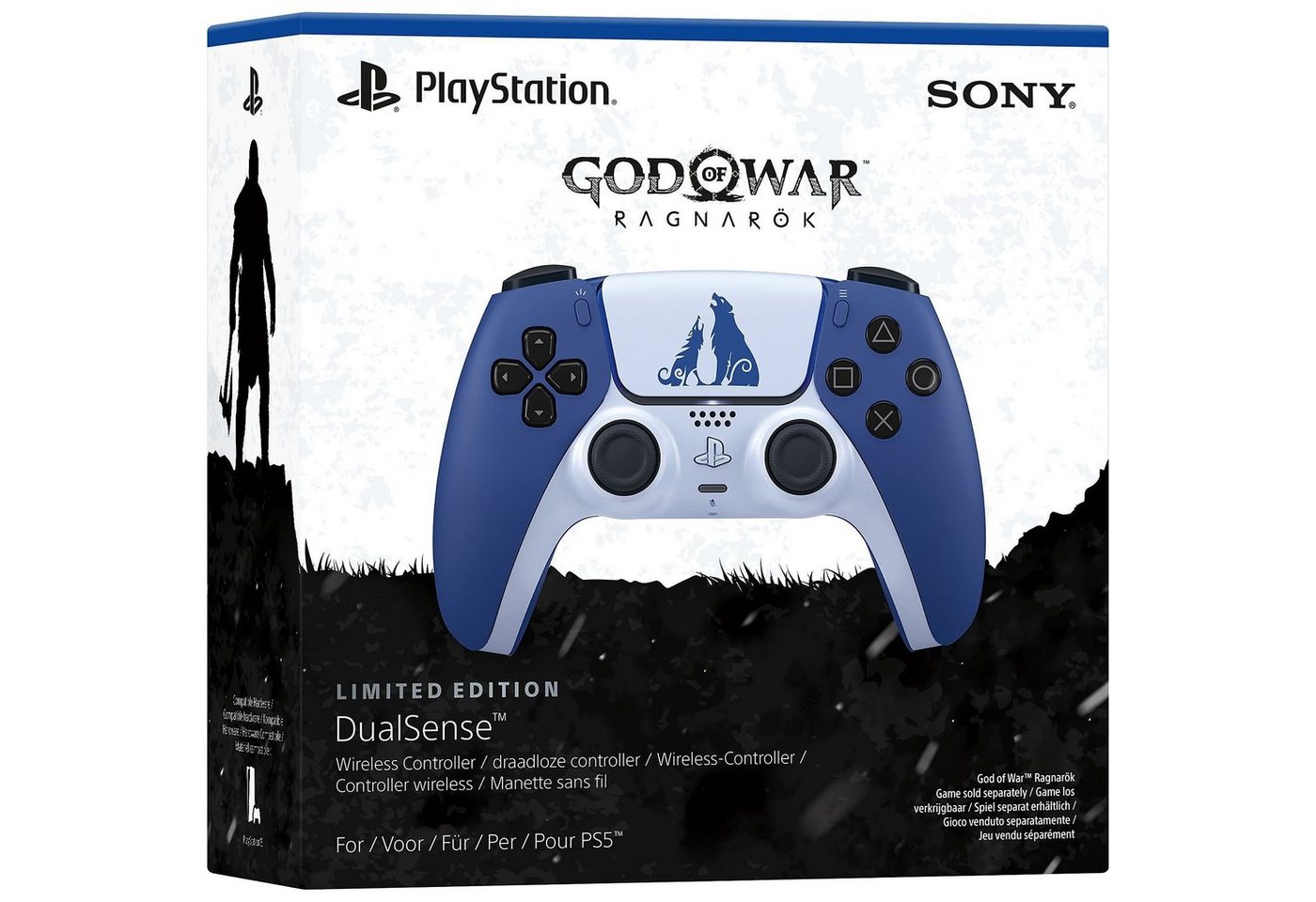 Playstation Playstation PS5 Controller God of War Ragnarök Limited Edition PlayStation 5-Controller (Limitierte Auflage) von Playstation