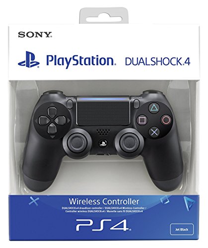 Playstation Sony Dualshock 4 Gamepad 4, Schwarz – Zubehör für Videospiele (Gamepad 4, Digital, D-pad, kabelgebunden/kabellos, Bluetooth/USB) von Playstation