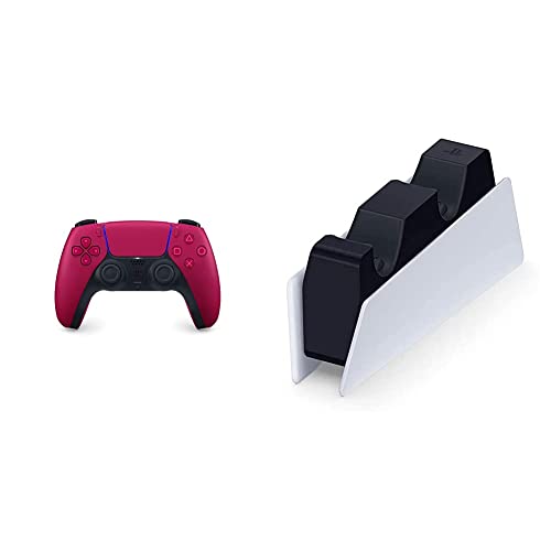 Sony PlayStation 5 - DualSense Wireless Controller Cosmic Red + DualSense-Ladestation von Playstation