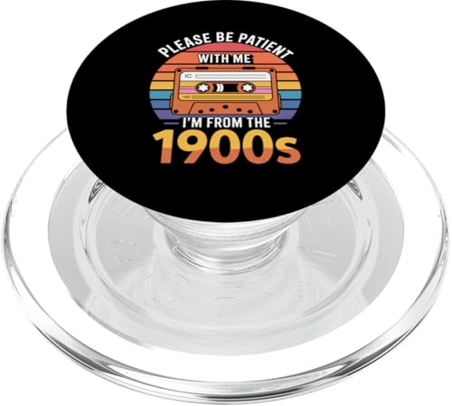 Bitte haben Sie Geduld 1900s PopSockets PopGrip für MagSafe Bitte haben Sie Geduld 1900s PopSockets PopGrip für MagSafe von Please Be Patient With Me I'm From The 1900s Gift