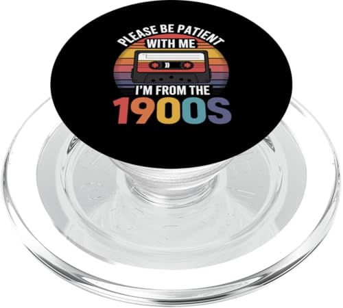 Bitte haben Sie Geduld 1900s PopSockets PopGrip für MagSafe Bitte haben Sie Geduld 1900s PopSockets PopGrip für MagSafe von Please Be Patient With Me I'm From The 1900s Gift