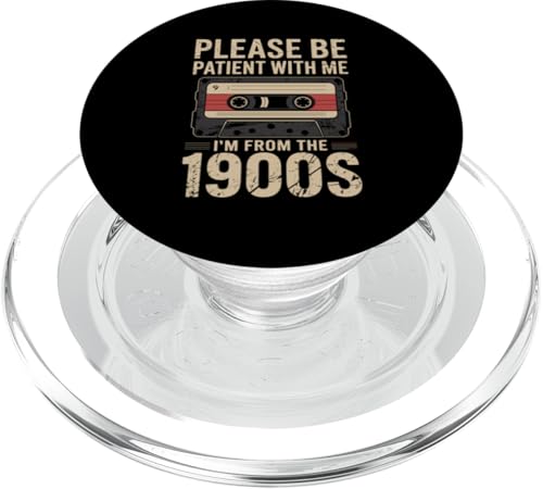 Bitte haben Sie Geduld 1900s PopSockets PopGrip für MagSafe Bitte haben Sie Geduld 1900s PopSockets PopGrip für MagSafe von Please Be Patient With Me I'm From The 1900s Gift