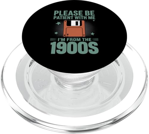 Bitte haben Sie Geduld 1900s PopSockets PopGrip für MagSafe Bitte haben Sie Geduld 1900s PopSockets PopGrip für MagSafe von Please Be Patient With Me I'm From The 1900s Gift