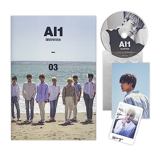 SEVENTEEN - 4th Mini Album [Al1] (Re-release) (Al1 Ver.) Photobook + CD + Postcard + Sticker + Photocard + 2 Pin Button Badges + 4 Extra Photocards von Pledis Ent.