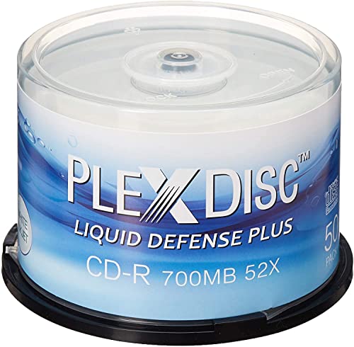 PlexDisc Liquid Defense Plus CD-R 700MB 50pcs. von PlexDisc