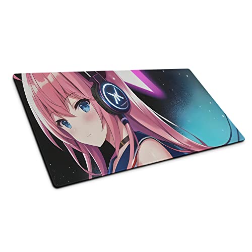 Anime Mauspad XXL, Kawaii Schreibtischunterlage, Gaming Mousepad Rutschfest, Gamer PC Computer Zubehör, Manga Maus Pad, Schreibtisch Matte (80x40cm) von PlimPlom