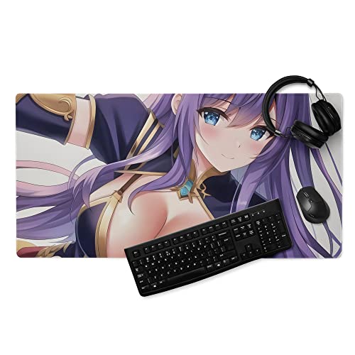 Anime Mauspad XXL, Manga Schreibtischunterlage, Japan Mousepad Groß, Rutschfest, Anime Merch, Gaming Mouse Pad, Gamer PC Computer Zubehör (60x35cm) von PlimPlom