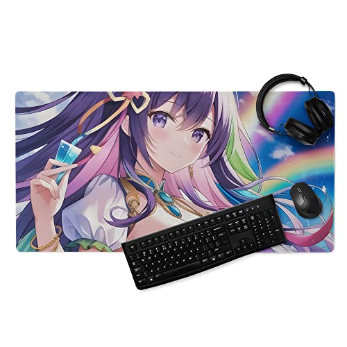 Anime Mauspad XXL - Schreibtischunterlage Groß - Mousepad Rutschfest - Anime Merch - Büro Deko - Mouse Pad - Gamer Computer PC Zubehör (80x40cm) von PlimPlom