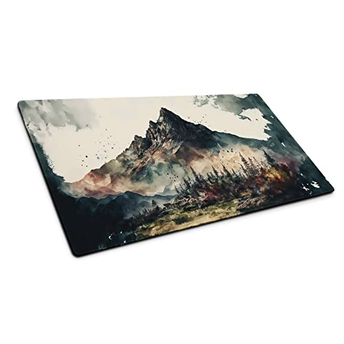 Berge Mauspad XXL, Landschaft Schreibtischunterlage Groß, Mousepad Rutschfest, Gamer Maus Pad, Gaming PC Computer Zubehör, Schreibtisch Matte, Büro Deko (80x40cm) von PlimPlom