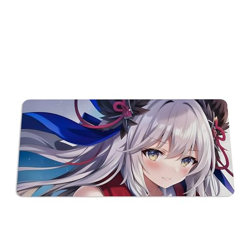 Mauspad XXL - Anime Kawaii Schreibtischunterlage - Manga Gaming Mousepad Groß - Schreibtisch Matte In 2 Größen - Tischunterlage Rutschfest (60x35cm) von PlimPlom