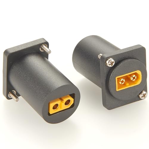 Plinkwirekb D Typ XT60 Stecker auf Buchse Konverter XT60 Wireless XLR Chassis Panel Mount Adapter für RC FPV Spielzeug Auto Flugzeug Drohne Batterie Plinkwirekb D Typ XT60 Stecker auf Buchse Konverter XT60 Wireless XLR Chassis Panel Mount Adapter für RC FPV Spielzeug Auto Flugzeug Drohne Batterie von Plinkwirekb