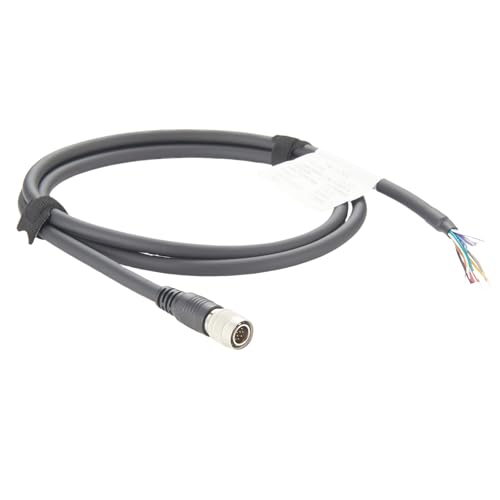 Plinkwirekb Hirose HR10A-10P-12P Stecker auf Flying Lead High Flex Industriekamera Power I/O Trigger Kabel für Basler IDS AVT Gige-Kamera (gerade, 1,5 m) von Plinkwirekb