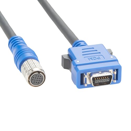 Plinkwirekb Kompatibel mit Keyence CB-A5 Laser-Weg-Sensor-Kopf-Controllerkabel, 16-polig, HR25-9TP-16S-Buchse auf HPCN 14-poliger Stecker, Kabel für LK-G5000-Serie (3 m) von Plinkwirekb