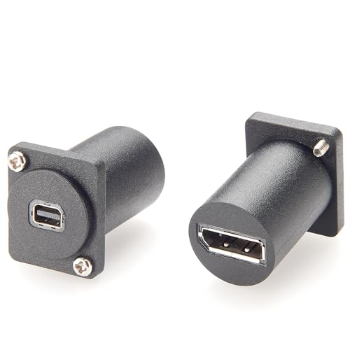 Plinkwirekb Mini-DisplayPort-auf-DisplayPort-Koppler-Adapter, D-Typ und XLR-Panelmontage-Stecker, 4K, 60 Hz, Dp1.4 Buchse auf Buchse, Panel-Koppler-Adapter Plinkwirekb Mini-DisplayPort-auf-DisplayPort-Koppler-Adapter, D-Typ und XLR-Panelmontage-Stecker, 4K, 60 Hz, Dp1.4 Buchse auf Buchse, Panel-Koppler-Adapter von Plinkwirekb