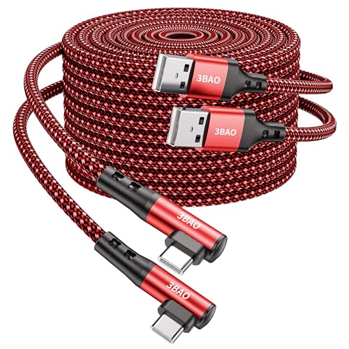 USB-C-Kabel,1m (3Stuck) Typ-C-Ladekabel, Schnellladekabel kompatibel mit Samsung Galaxy S21, S20, S10, S9 S8 Plus, Note 20, 10, Huawei P10. Sony Xperia, LG, Switch, (Schwarz grau) von Ploiwue