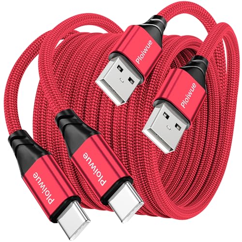 3M USB C Kabel (2 Stück) Ladekabel und Datenkabel USB C Schnellladekabel für Samsung Galaxy S10/S9/S8+, Huawei P30/P20, Google Pixel, Sony Xperia von Ploiwue