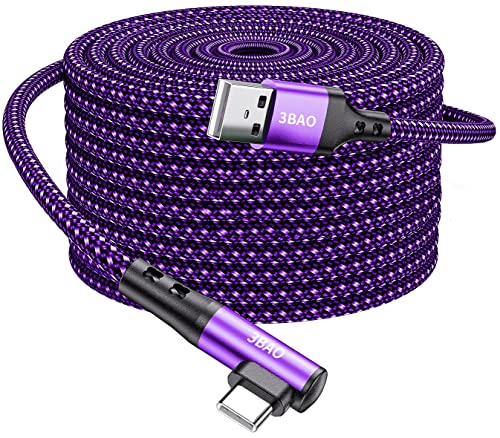 USB C Kabel 5M Nylon Typ C Ladekabel für das Note 10 9 8 A3 A5 2017 LG G5 G6 V20 HTC 10 U11 Sony Xperia XZ X1 Huawei P30 P20 Mate,Samsung Galaxy S10 S9 S8 Plus etc von Ploiwue