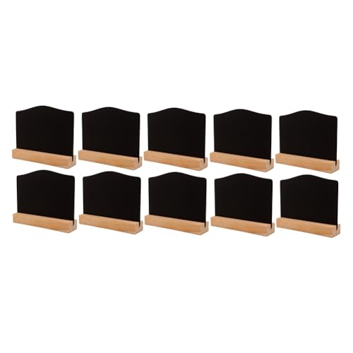 Plookyoe Kreidetafel-Schilder, Nachrichtentafel, Weihnachten, dekoratives Display, Tafel, Ornament für Zuhause, Bar, Dekoration, 10 Stück Plookyoe Kreidetafel-Schilder, Nachrichtentafel, Weihnachten, dekoratives Display, Tafel, Ornament für Zuhause, Bar, Dekoration, 10 Stück von Plookyoe