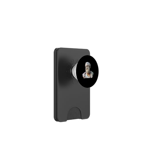 Plotin Low Poly Art PopSockets PopWallet für MagSafe von Plotinus Greek Platonist Philosopher Roman Designs
