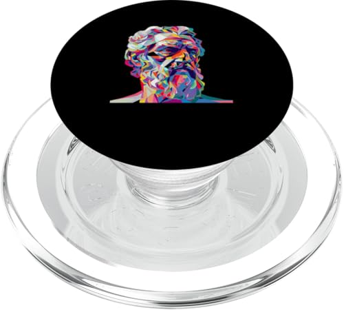 Plotinus Abstrakte Kunst PopSockets PopGrip für MagSafe von Plotinus Greek Platonist Philosopher Roman Designs