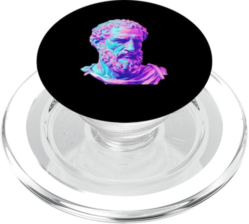 Plotinus Dampfwelle PopSockets PopGrip für MagSafe von Plotinus Greek Platonist Philosopher Roman Designs