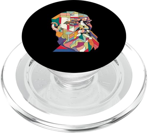 Plotinus Kubismus PopSockets PopGrip für MagSafe von Plotinus Greek Platonist Philosopher Roman Designs
