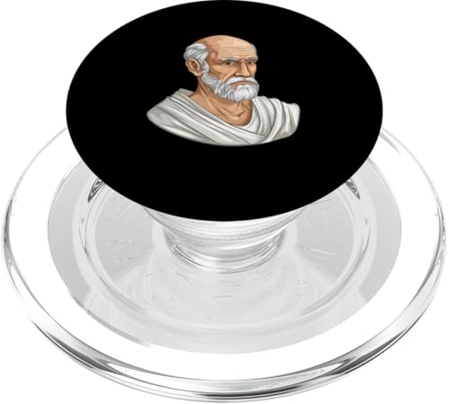 Plotinus-Zeichentrickfilm PopSockets PopGrip für MagSafe Plotinus-Zeichentrickfilm PopSockets PopGrip für MagSafe von Plotinus Greek Platonist Philosopher Roman Designs