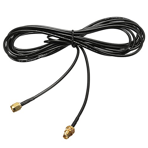 Plouluyt WLAN Verlaengerung Antennenkabel RP Stecker - RP Buchse WiFi Router von Plouluyt