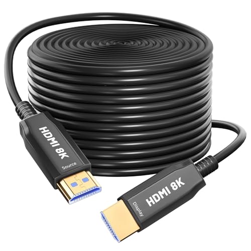 5M 8k HDMI Fiber 2.1 Kabel Ultra HD 48Gbps High Speed 8K60 4K120 144Hz RTX 3080 eARC HDR10 4:4 HDCP 2.2.3 Dolby Kompatible Fire TV/Oku TV/PS5/Xbox Serie X/Samsung/Sony/LG 5M 8k HDMI Fiber 2.1 Kabel Ultra HD 48Gbps High Speed 8K60 4K120 144Hz RTX 3080 eARC HDR10 4:4 HDCP 2.2.3 Dolby Kompatible Fire TV/Oku TV/PS5/Xbox Serie X/Samsung/Sony/LG von Plowaroe