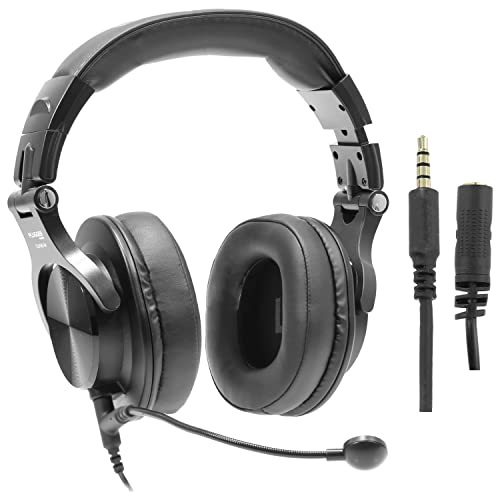Plugger Studio DJH40-M Dynamic geschlossene Kopfhörer mit Mikrofon von Plugger Studio