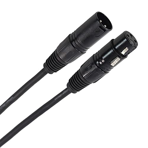 Plugger DMX / XLR-Kabel 3b-Buchse auf 3b-Stecker, 10 m Noir von Plugger
