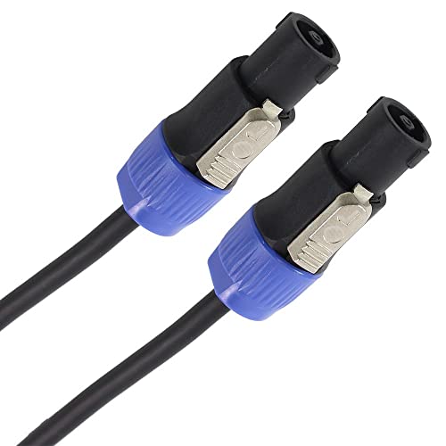 Plugger Kabel mit HP-Speakon-Stecker/Stecker, 1,5 mm² / 6 m Noir von Plugger