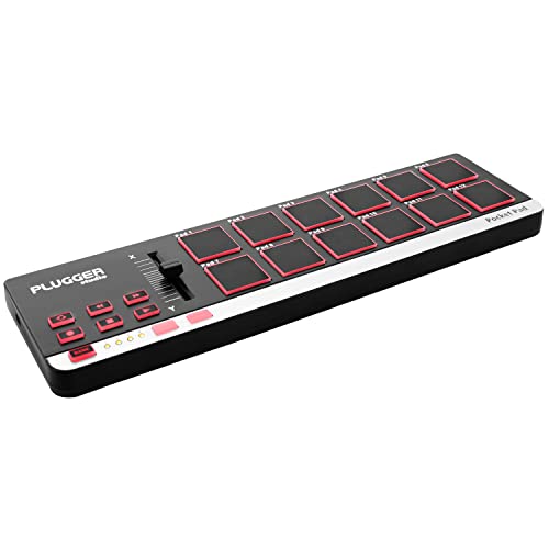 USB-Midi-Steuergerät mit 12 Plugger Studio Pocket PAD von Plugger