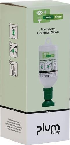 Plum Augenspülflasche 0,5l 3 Jahre (ungeöffnete Flasche) DIN EN15154-4 4605 von Plum Safety ApS