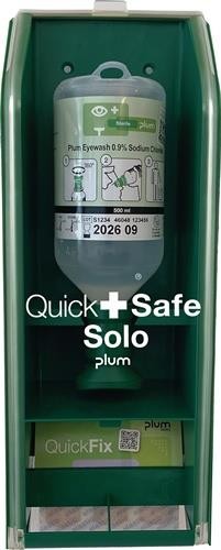 Plum Augenspülstation QuickSafe Solo 0,5l+Pflasterrefill B140mm Plum Safety ApS Plum Augenspülstation QuickSafe Solo 0,5l+Pflasterrefill B140mm Plum Safety ApS von Plum Safety ApS