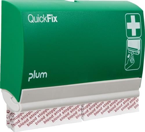Plum Pflasterspender QuickFix Blood stopper B230xH135xT32ca.mm grün 5510 von Plum Safety ApS