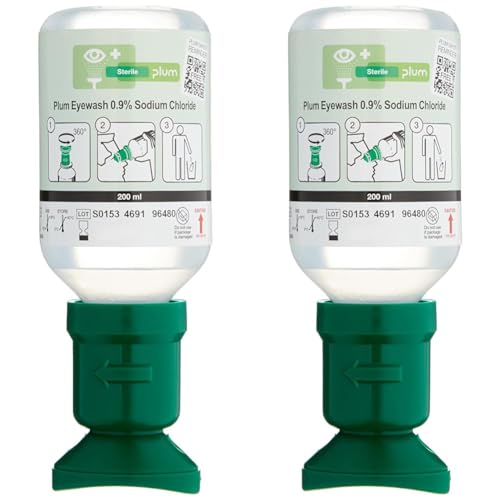 Plum 4691 Augenspüllösung, 200 ml (Packung mit 2) von Plum