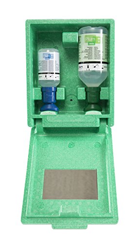 Plum 4789 Augen-Notfallstation in Wandbox mit 2 Flaschen von Plum